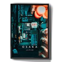 Quadro Decorativo Osaka Japão Cidades Famosas