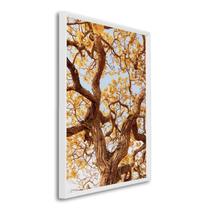 Quadro Decorativo Outono Galhos de Árvore com 1 Tela 60x90cm para Escritório Banheiro Hall Sem Vidro