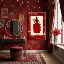 Quadro Decorativo Oyá-Iansã Divindade Iorubá - 70X50Cm Quadro Decorativo Oyá-Iansã Divindade Iorubá - 70X50Cm