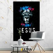 Quadro Decorativo p/ Escritório Tema Religioso 90x60cm