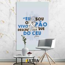 Quadro Decorativo p/ Escritório Tema Religioso 90x60cm