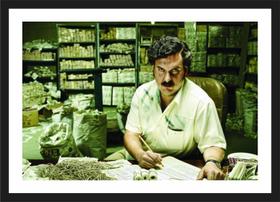 Quadro Decorativo Pablo Escobar Decorações Com Moldura Quadro Decorativo Pablo Escobar Decorações Com Moldura