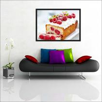 Quadro Decorativo Padaria Cafeteria Pães Bolos Gourmet Decorações Com Moldura