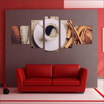 Quadro Decorativo Padarias Bolo Cafeterias Decorações 5 Peças TT10