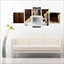 Quadro Decorativo Padarias Bolo Cafeterias Decorações 5 Peças TT9