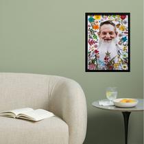 Quadro Decorativo Padrinho Sebastião 33x24cm - com vidro