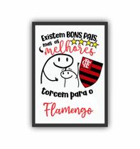 Quadro Decorativo Pai Flamengo