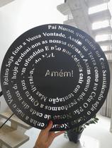 Quadro Decorativo Pai Nosso 3mm 60cm - 1 unidade Quadro Decorativo Pai Nosso 3mm 60cm - 1 unidade