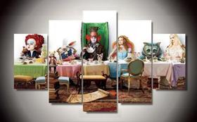 Quadro Decorativo Painel Alice País Maravilha" Quadro Decorativo Painel Alice País Maravilha"