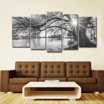 Quadro Decorativo Painel Arvore Foto Preto Branco" Quadro Decorativo Painel Arvore Foto Preto Branco"