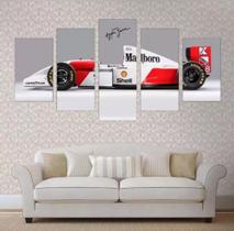 Quadro Decorativo Painel Ayrton Senna Mclaren F1"