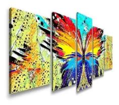 Quadro Decorativo Painel Borboleta Colorida" Quadro Decorativo Painel Borboleta Colorida"