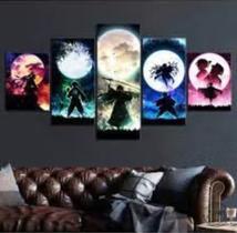 Quadro Decorativo Painel lua cheia e personagens" Quadro Decorativo Painel lua cheia e personagens"