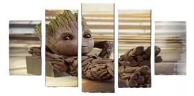 Quadro Decorativo Painel Mosaico Baby Groot Vingadores" Quadro Decorativo Painel Mosaico Baby Groot Vingadores"