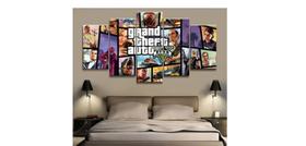 Quadro Decorativo Painel Mosaico gta"