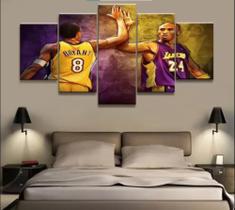 Quadro Decorativo Painel Mosaico lakers basquet kobe bryant"