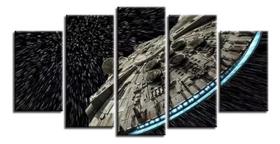 Quadro Decorativo Painel Mosaico Star Wars Nave Espacial"