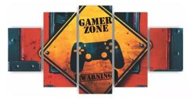 Quadro Decorativo Painel Painel Gamer Jogar Nerd Play"