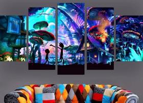 Quadro Decorativo Painel Rick And Morty"