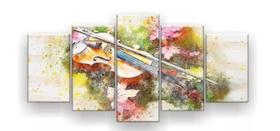 Quadro Decorativo Painel Violino Pattern Collor" Quadro Decorativo Painel Violino Pattern Collor"