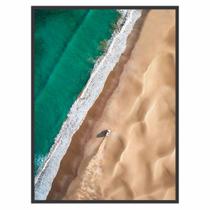 Quadro Decorativo Paisagem Areia e Mar para Sala Quarto Hall
