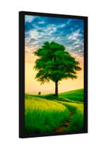 Quadro decorativo - paisagem árvore campo verde dia
