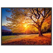 Quadro Decorativo Paisagem Árvore Sol 90x60 para Sala Quarto
