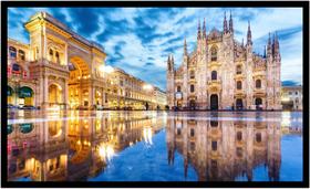 Quadro Decorativo Paisagem Cidade Natureza Beleza Casa Salas Com Moldura RC003