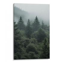 Quadro decorativo Paisagem de Névoa nas Florestas Silenciosas - Art Canvas