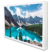 Quadro Decorativo Paisagem em Moldura Caixa Quadro Decorativo Paisagem em Moldura Caixa
