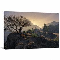 Quadro decorativo Paisagem GTA 5 Jogos - Tela em Tecido