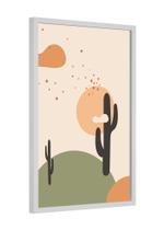 Quadro decorativo - paisagem minimalista cacto Quadro decorativo - paisagem minimalista cacto
