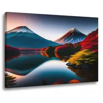 Quadro Decorativo Paisagem Montanhas Decoração Escritório Sala Quarto Cozinha Tela Grande