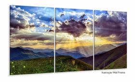 Quadro Decorativo Paisagem Montanhas Vale Arte