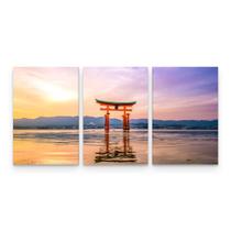 Quadro Decorativo Paisagem Oriental Portal Japão Quadro Decorativo Paisagem Oriental Portal Japão