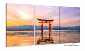 Quadro Decorativo Paisagem Oriental Portal Japão Quadro Decorativo Paisagem Oriental Portal Japão