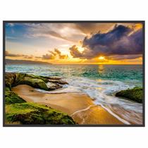 Quadro Decorativo Paisagem Praia Céu 90x60 para Sala Quarto