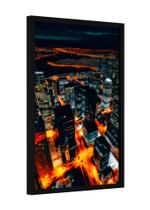 Quadro decorativo - paisagem urbana noite cidade Quadro decorativo - paisagem urbana noite cidade