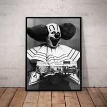 Quadro Decorativo Palhaço Bozo Foto Retro
