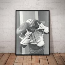 Quadro Decorativo Palhaço Bozo Retro Vintage