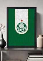 Quadro Decorativo Palmeiras Até Morrer - Com vidro