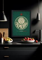 Quadro Decorativo palmeiras valioso time - Com Vidro Tamanho:21cm x 30cm (A4) Quadro Decorativo palmeiras valioso time - Com Vidro Tamanho:21cm x 30cm (A4)