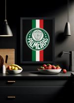 Quadro Decorativo palmeiras vitorioso - Com Vidro Tamanho:21cm x 30cm (A4)