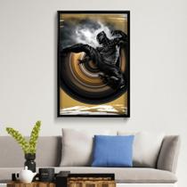 Quadro Decorativo Pantera negra 40x60 cm Placa Decorativa em MDF para Decoração de interiores