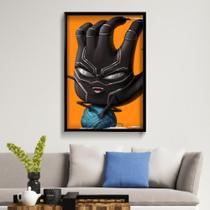 Quadro Decorativo Pantera Negra 50x70 cm Placa Decorativa em MDF para Decoração de interiores