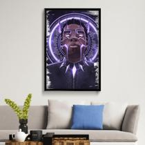 Quadro Decorativo Pantera Negra 50x70 cm Placa Decorativa em MDF para Decoração de interiores