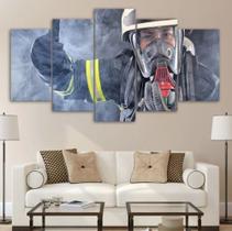 Quadro Decorativo Para Sala Bombeiros 5 Partes Mosaico Quadro Decorativo Para Sala Bombeiros 5 Partes Mosaico
