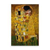 Quadro Decorativo Para Sala Gustav Klimt O Beijo Releitura - Bimper Quadro Decorativo Para Sala Gustav Klimt O Beijo Releitura - Bimper