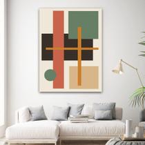 Quadro Decorativo para Sala Quarto abstrato Geomêtrico 130x90