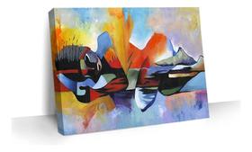 Quadro Decorativo Para Sala Quarto De Casal Mulher Abstrata Colorido Tecido Canvas Quadro Decorativo Para Sala Quarto De Casal Mulher Abstrata Colorido Tecido Canvas